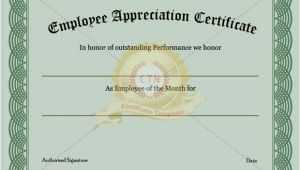 Appreciation Certificate Template for Employee 6 Appreciation Certificate Templates Certificate Templates