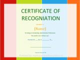Appreciation Certificate Template for Employee Best Photos Of Certificate Of Recognition Template