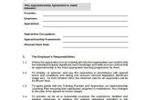 Apprentice Contract Of Employment Template 7 Apprenticeship Agreement form Samples Free Sample