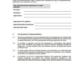 Apprenticeship Contract Of Employment Template How to Make An Apprenticeship Contract Agreement Free