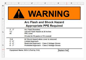 Arc Flash Policy Template Displaying Different Text Based Off A Condition
