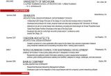 Architecture Student Resume Career Services Sample Resumes for Penndesign Students