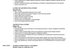 Architecture Student Resume for Internship Architectural Intern Resume Samples Velvet Jobs