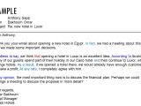 Arrange Meeting Email Template Write A Report for A Meeting