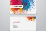 Art Business Cards Templates Free 100 Free Business Card Templates Designrfix Com