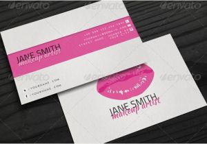 Art Business Cards Templates Free 40 Makeup Artist Business Card Templates Free Psd Designs