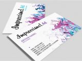 Art Business Cards Templates Free Artistic Design Business Card Bundle Business Card