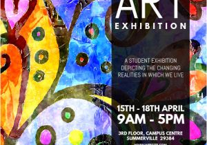 Art Show Flyer Template Free Copy Of Art Exhibition Flyer Postermywall