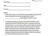 Artist Management Contract Template Free Download 10 Artist Contract Templates Pages Docs Pdf