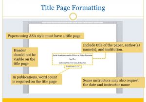 Asa format Template asa format and Citation Ppt Video Online Download
