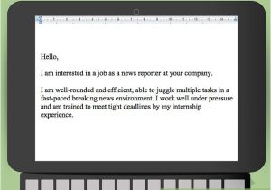Asking for A Job Email Template How to Write An Email asking for A Job with Pictures