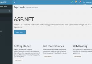 Aspx Net Templates asp Net Mvc Installing Adminlte Dashboard to Replace