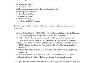Assignment Of Construction Contract Template 3 0 Common Types Of Construction Contracts Standard