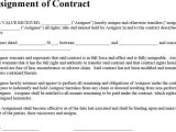 Assignment Of Construction Contract Template 724 Agreement Template Free Download