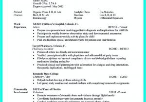 Associate Degree Resume Sample the Best Computer Science Resume Sample Collection