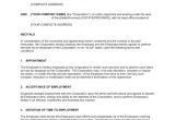 At Will Employment Contract Template Employment Agreement at Will Employee Template Sample