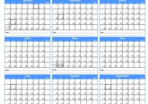 Attendance Calendar Template Calendar for attendance Tracking Calendar Template 2018