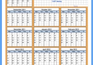 Attendance Calendar Template Printable Employee attendance Calendar Template 2016