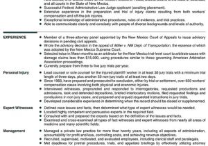 Attorney Resume Samples Resume Samples Employment Law attorney Resume