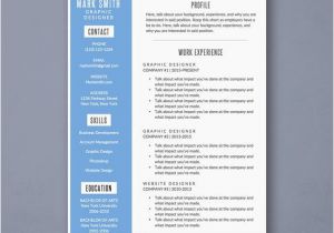 Attractive Resume format Word attractive Word Resume Template with Blue Sidebar Design