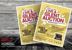 Auction Flyer Template 20 event Flyer Template Psd for Music Sports and Fund