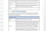 Audience Profile Template Audience Analysis Template Ms Word Excel Free Samples