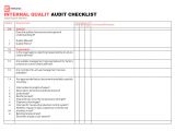 Audit Templates Checklists 15 Internal Audit Checklist Templates Samples Examples