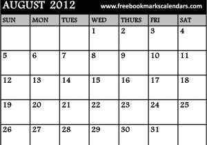 August 2012 Calendar Template Search Results for June July August 2012 Blank Calendar