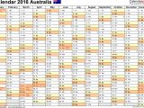 Australian Calendar Template 2015 Australia Calendar 2016 Free Printable Excel Templates