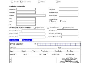Auto Body Contract Template Auto Repair Estimate Template Excel Charlotte Clergy