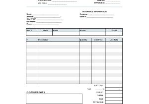 Auto Body Receipt Template Roof Invoice Roofing Contract Template Free form with