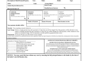 Auto Finance Contract Template 8 Loan Sample Agreement forms Word Pdf