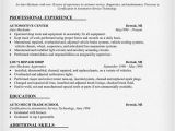 Auto Mechanic Resume Template Search Results for Printable Auto Mechanic Resumes