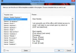 Auto Reply Email Template No Longer with Company Set Up Out Of Office Reply for Another User On Your