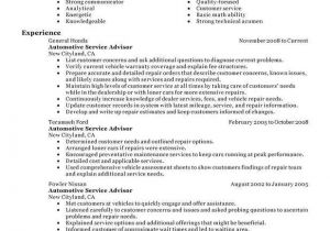 Auto Service Advisor Resume Sample Auto Service Advisor Resume Hvac Cover Letter Sample
