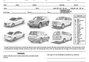Auto Transport Contract Template Download Free Bill Of Lading form Auto Transport Download