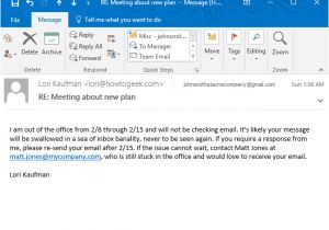 Automated Email Response Template How to Set Up An Out Of Office Reply In Outlook for Windows