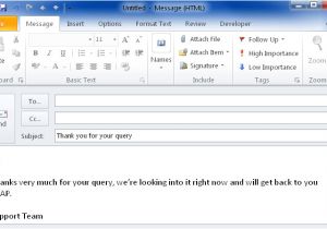 Automatic Email Reply Template Free Download Program Microsoft Outlook Reply with