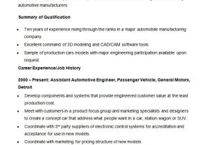 Automobile Engineer Resume 23 Automobile Resume Templates Free Word Pdf Doc formats