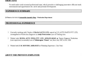 Automobile Engineer Resume Resume Of An Automobile Engineer Kuldipsingh Car