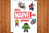 Avengers Happy Birthday Card Template Marvel Birthday Card Avengers Birthday Card Have A