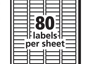 Avery 1 2 X 1 3 4 Label Template Avery Mailing Address Labels Inkjet Printers 2 000