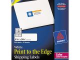 Avery 1 2 X 1 3 4 Template Avery Print to the Edge Shipping Labels for Color Laser