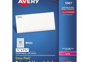 Avery 1 2 X 1 3 4 Template Avery Return Address Labels 1 2 X 1 3 4 White 20000