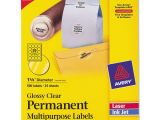 Avery 1.5 Inch Round Labels Template Avery Round Glossy Clear Permanent Labels Laser Inkjet 1 2