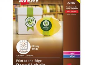 Avery 1 Inch Round Labels Template Avery Print to the Edge Round Labels Ave22807 Ebay
