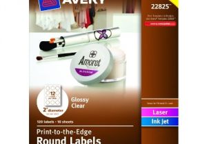 Avery 1 Inch Round Labels Template Avery Print to the Edge Round Labels Glossy Clear 2
