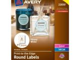 Avery 1 Inch Round Labels Template Avery Print to the Edge Round Labels Glossy White
