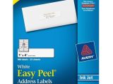 Avery 1 X 4 Label Template Avery Easy Peel Inkjet Address Labels 1 X 4 White 500