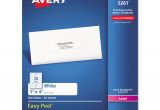 Avery 1 X 4 Label Template Avery Easy Peel Laser Address Labels 1 X 4 White 500 Pack